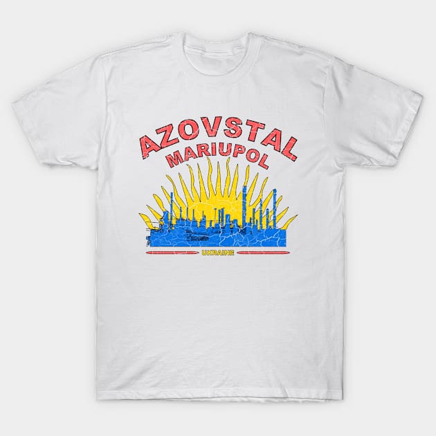 AZOVSTAL MARIUPOL UKRAINE T-Shirt by Vladimir Zevenckih